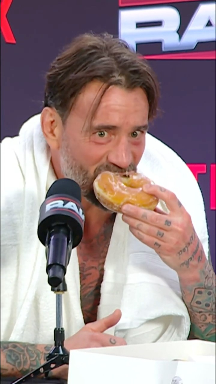 One thing about CM Punk is... he LOVES a good pastry. ??