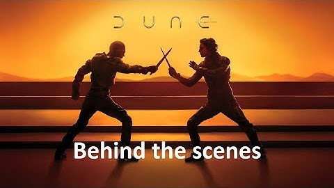 DUNE PART ONE | BEHIND THE SCENES #dune #filmmaking