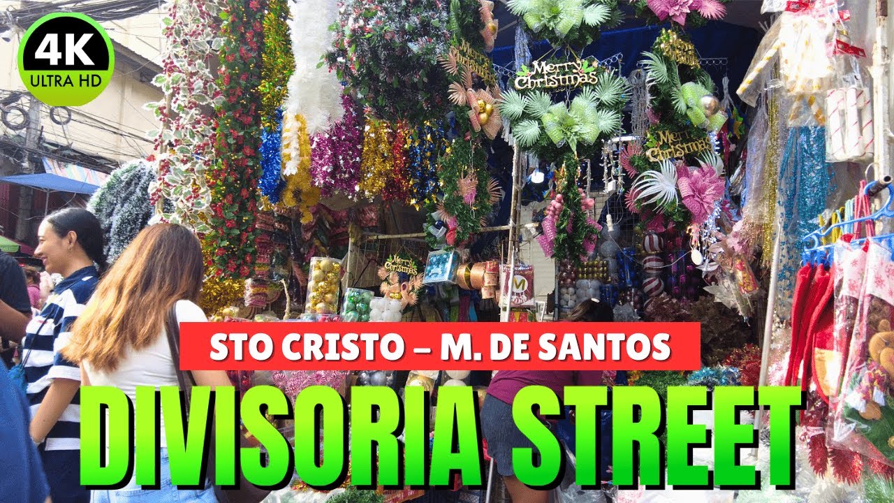 [4K] DIVISORIA STREET TOUR 🛍️ Wholesale & Retail Toys, Candies & Chocolates | M. De Santos, Manila