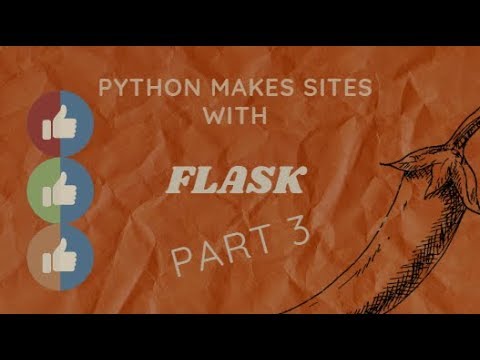 FLASK & Python, p.3: first wep pages