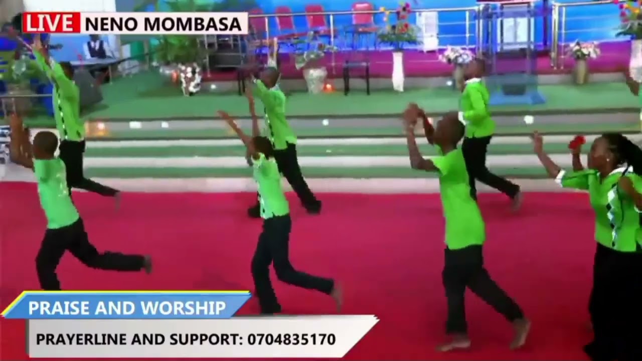 PRAISE AT NENO EVANGELISM CENTRE MOMBASA @APOSTLE MAINA JAMES 