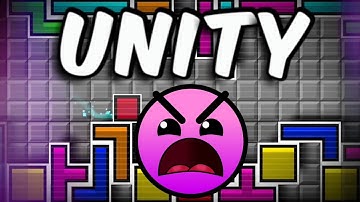 прохождение уровня Unity в Geometry dash!!