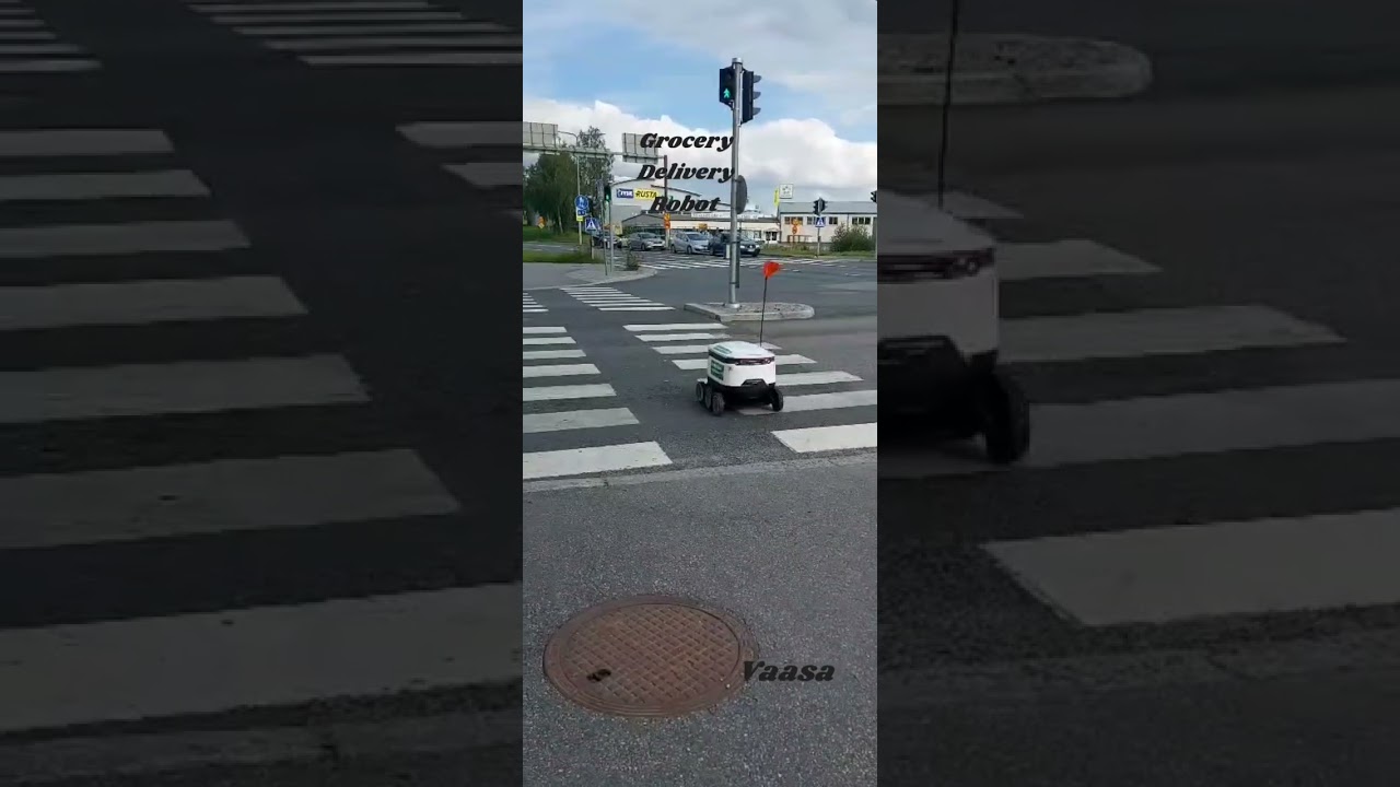 A  newcomer in vaasa #vaasa #finland #robot