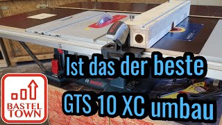 Bosch GTS 10 XC | Tisch-Kreissägen Unterschrank | Erweiterung der  Schnittfläche | Bastel Town - YouTube
