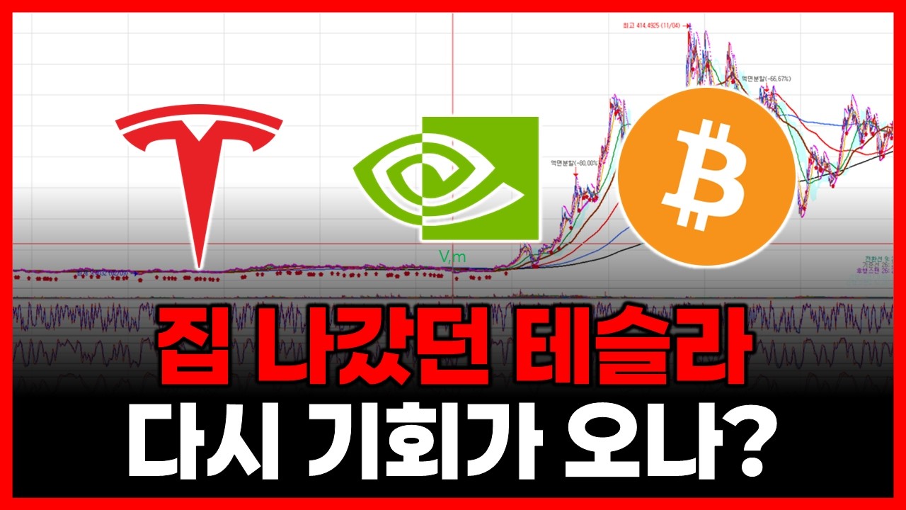 집 나갔던 테슬라 다시 기회 오나? (테슬라 엔비디아 SOXL 스트래티지 아이온큐 애플