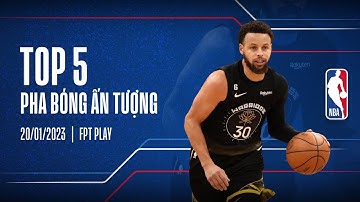 TOP 5 PHA BÓNG ẤN TƯỢNG - 20/01/2023: BẾP TRƯỞNG CURRY LẠI NÉM 3 TỪ GIỮA SÂN | NBA SEASON 22/23