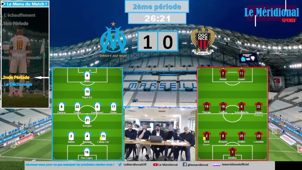 🚨 OM-OGC Nice en direct du Quanta Café : le live commenté du Méridional / 29ème journée de Ligue 1