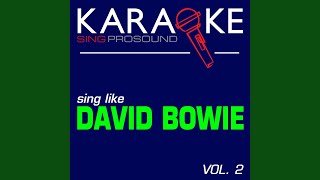 The Supermen (In the Style of David Bowie) (Karaoke Instrumental Version)