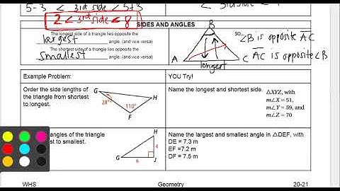 5 7 Inequalities in One Triangle