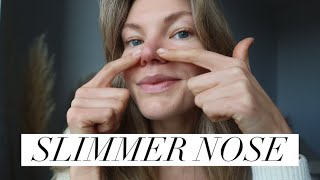 SLIMMER & SHARPER NOSE| Massage & Exercises