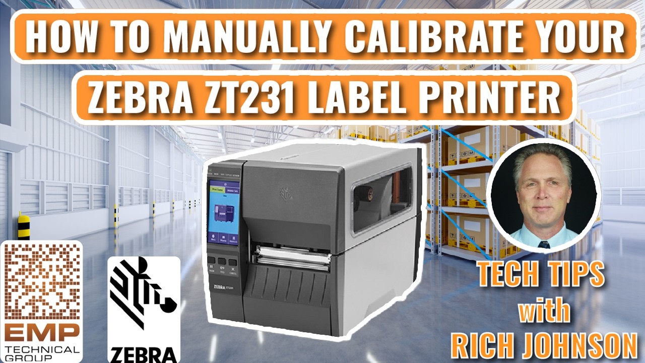 Tech Tips With Rich - How to Calibrate a Zebra ZT231 Printer (Fix Label ...
