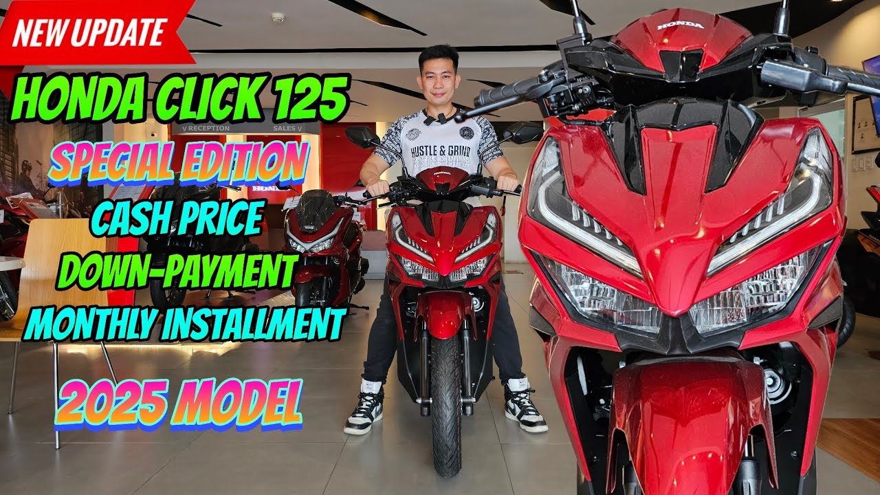 Honda Click 125 Red Special Edition - YouTube