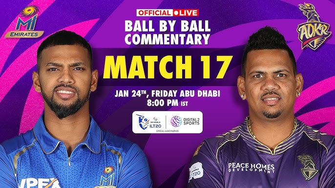 Match -17 : ADKR vs MIE OFFICIAL Ball-by-Ball Commentary ...