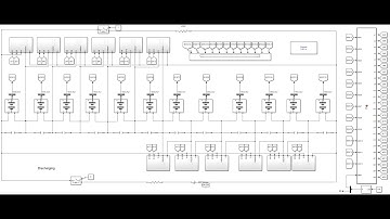 Active Buck-Boost Converter Cell Equalizer MATLAB/SIMULINK (12 Cells)
