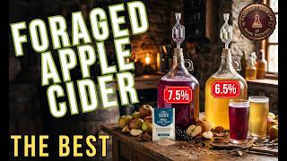 How To Make  Foraged Apple Cider & Dark Fruit Cider 7.5% ABV