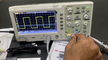 How to use H digital CRO 20MHZ storage oscilloscope DSC color basic parts using starting by abron01