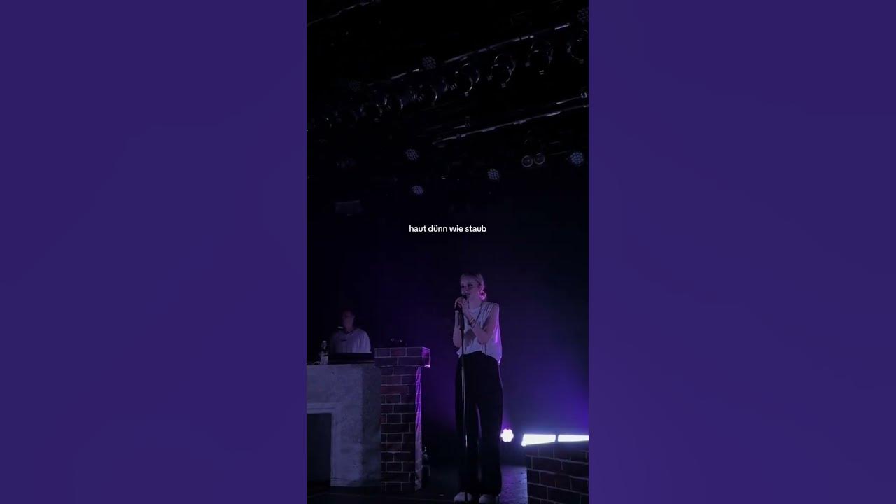 Paula Hartmann "sag was" Live Hamburg 2023 YouTube