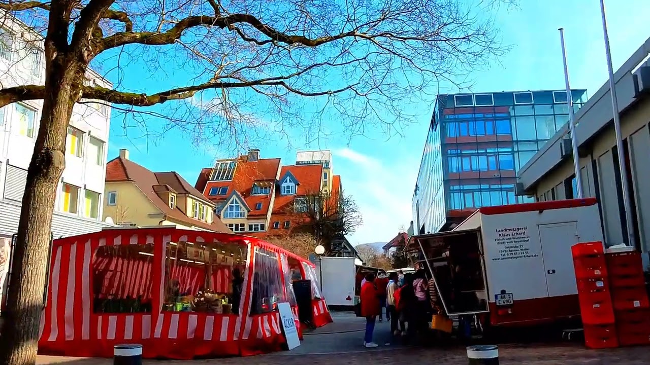 STREET VIEW: Aalen Wochenmarkt 04.03.2026