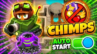 BTD6 CHIMPS Skull Tweak | Full Auto Start | New Map