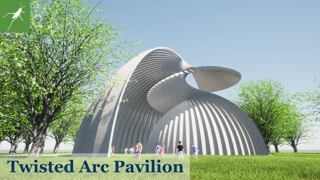 【Grasshopper Tutorial】 Twisted Arc Pavilion