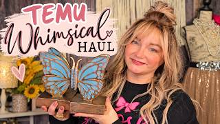 TEMU HAUL 🦋Full of WHIMSY!🦋! #temu #temuhaul