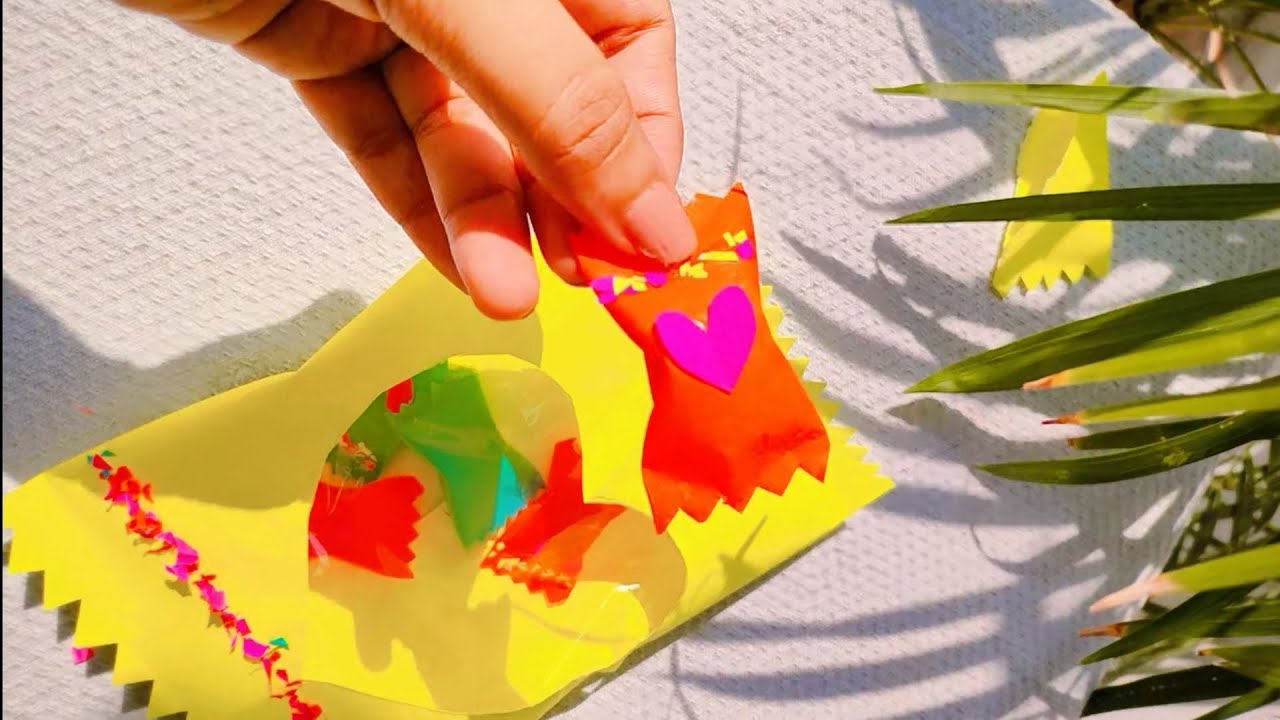 Trending candy msg with paper| DIY craft | Paper Craft - YouTube