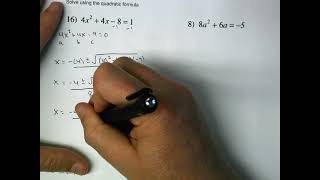 Math 2 Unit 6 Test Prep