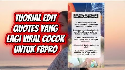 TUTORIAL edit Quotes/cerita kehidupan pakai overlay gambar dari google atau gemini Ai