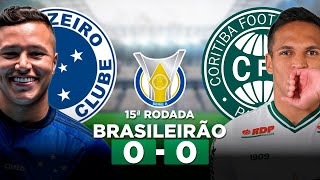 CRUZEIRO 0 x 0 CORITIBA Brasileirão Série A 2023 15ª Rodada | Narração