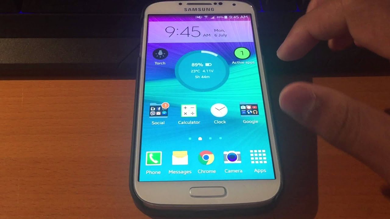 SAMSUNG Galaxy S4 Android Lollipop 5.0.1 Review - YouTube