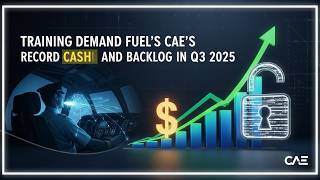 Training Demand Fuels CAE's Record Cash and Backlog in Q3 2025