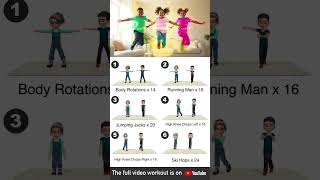 15 Min Kids Workout: Burn Fat & Boost Energy At Home!