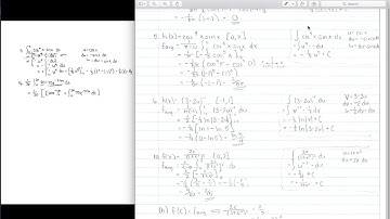 6.5 Calculus Bookwork: Average Value of a Function
