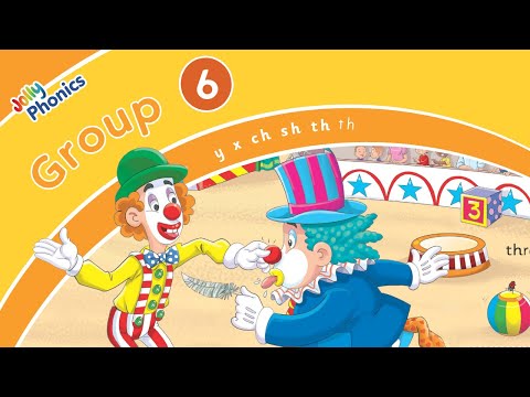 Jolly Phonics Songs – Group 6 Letter Sounds (y, x, ch, sh, th) - British English
