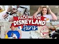 Pack with me disneyland paris 2024   prep  organising disney outfits accessories  tips ad