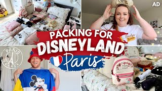 PACK WITH ME: DISNEYLAND PARIS 2024! 🇫🇷 🏰 prep & organising, Disney outfits, accessories & tips! AD