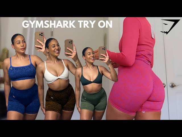 GYMSHARK SPORTS BRA TRY-ON HAUL 