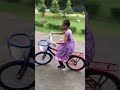 Bicycle ride of my daughter during the pandemic। #মেয়ের প্রথম সাইকেল চালানো শেখার অভিজ্ঞতা💕✨