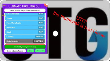 [LAST PART] How to get an Ultimate Trolling GUI in your own Roblox Game with developer console!