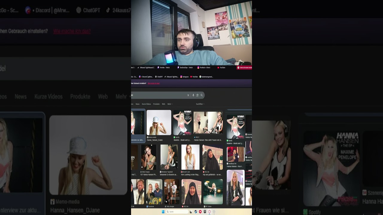 Hanna Hansen Reaktion auf extreme Menschen 