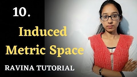 Induced Metric Space || Metric Space || Real Analysis || Ravina Tutorial || Hindi