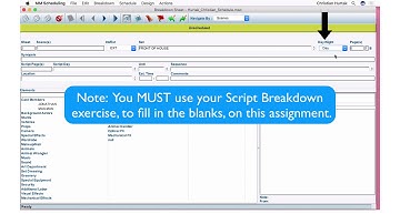 How to Create a Schedule using Movie Magic Scheduling - Instructional Video