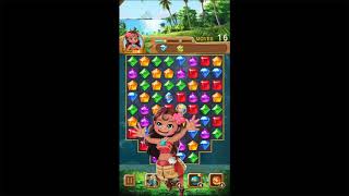 Jewels Island : Match 3 Puzzle (Gameplay Android) screenshot 3