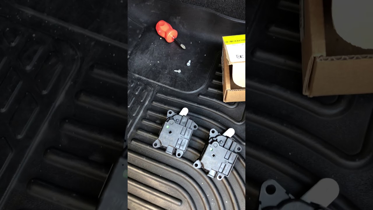 2016+ Nissan Titan AC blender door valve - YouTube