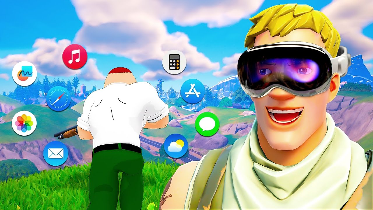 I played FORTNITE on the Apple Vision Pro!