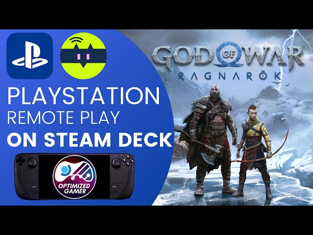 Steam Deck - God of War Ragnarok  PS Remote Play - Windows 11 Dual Boot 