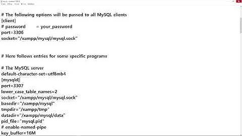25 12 20, 데이터베이스(MariaDB) 기초, 4강, 포트를 3306이 아닌 3307로 변경 후 접속 테스트