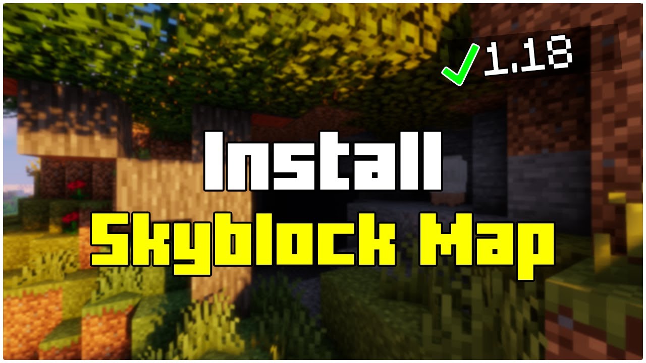 How to install skyblock map in tlauncher 1 18 2021 youtube