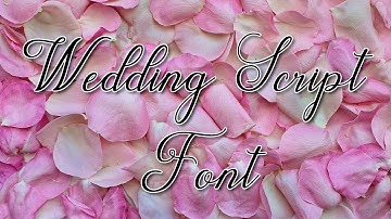 Wedding Font Download | New Script Font | Free Download