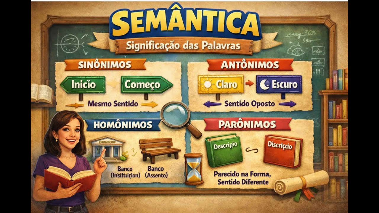 Semântica para Concursos  Como Diferenciar Parônimos e Evitar Pegadinhas